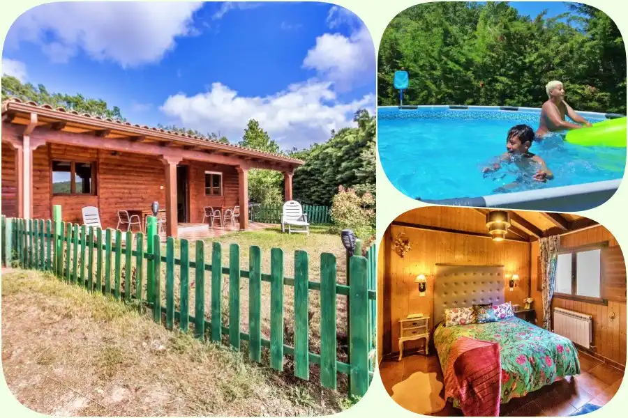 apartamento rural con piscina